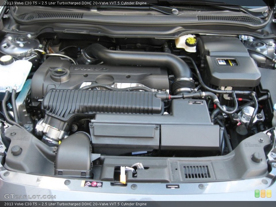 2.5 Liter Turbocharged DOHC 20-Valve VVT 5 Cylinder Engine for the 2013 Volvo C30 #69800620