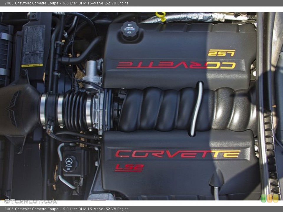 6.0 Liter OHV 16-Valve LS2 V8 Engine for the 2005 Chevrolet Corvette #69800805