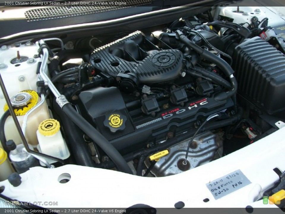 2.7 Liter DOHC 24-Valve V6 Engine for the 2001 Chrysler Sebring #69809799
