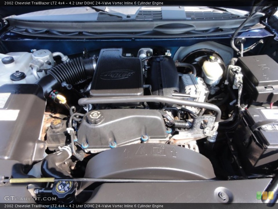 4.2 Liter DOHC 24-Valve Vortec Inline 6 Cylinder Engine for the 2002 Chevrolet TrailBlazer #69820537