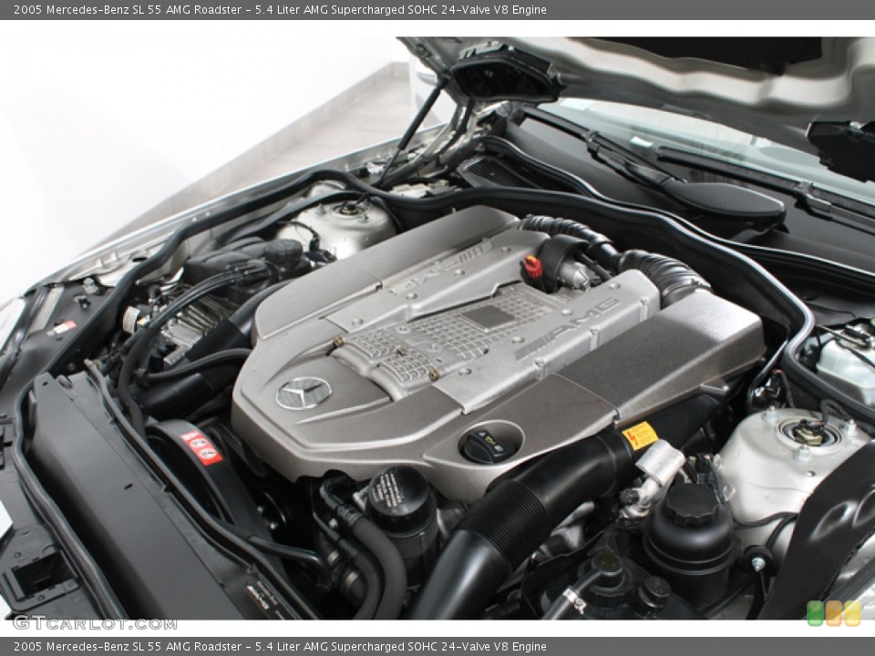5.4 Liter AMG Supercharged SOHC 24-Valve V8 2005 Mercedes-Benz SL Engine