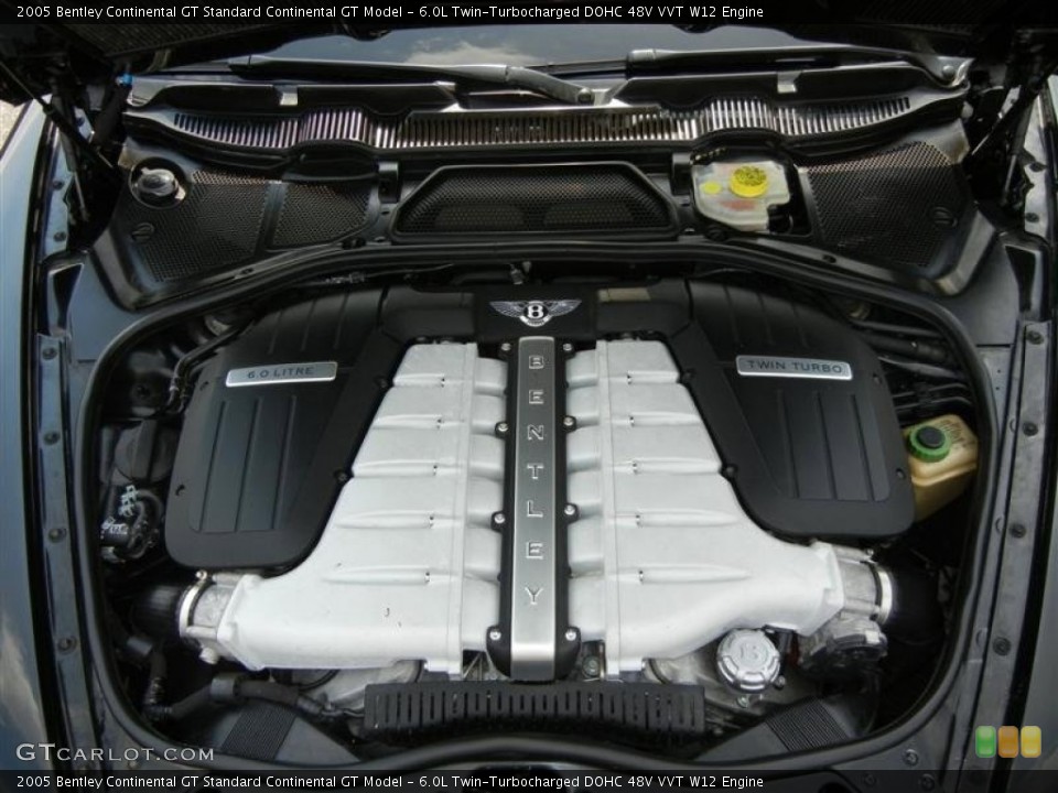6.0L Twin-Turbocharged DOHC 48V VVT W12 Engine for the 2005 Bentley Continental GT #69827334