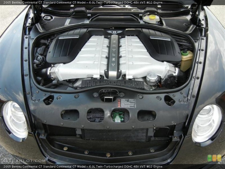 6.0L Twin-Turbocharged DOHC 48V VVT W12 Engine for the 2005 Bentley Continental GT #69827863