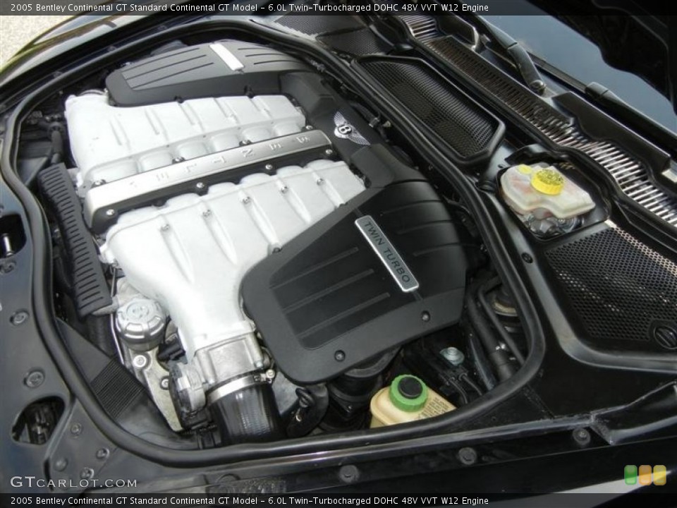 6.0L Twin-Turbocharged DOHC 48V VVT W12 Engine for the 2005 Bentley Continental GT #69827881
