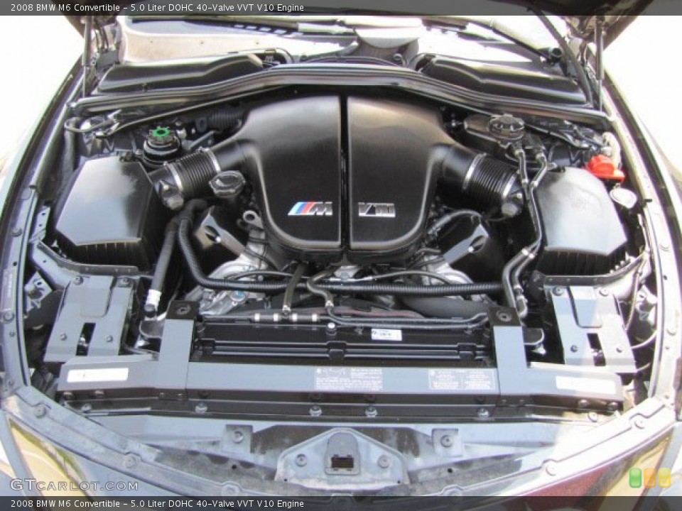 5.0 Liter DOHC 40-Valve VVT V10 Engine for the 2008 BMW M6 #69831220