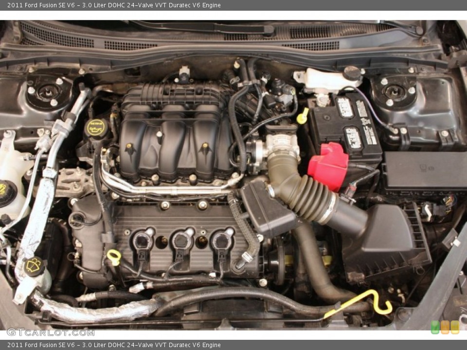 3.0 Liter DOHC 24-Valve VVT Duratec V6 Engine for the 2011 Ford Fusion #69834322