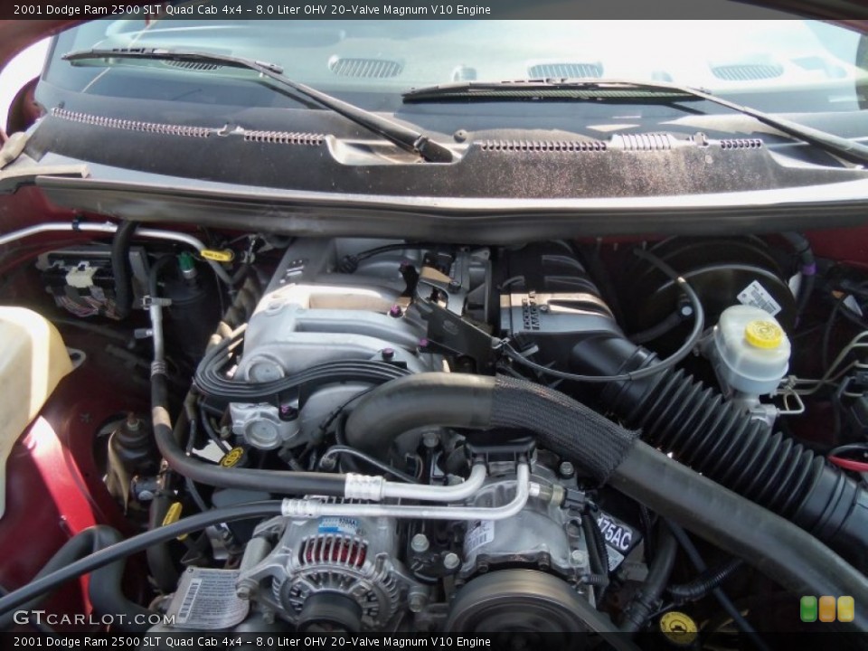 8.0 Liter OHV 20-Valve Magnum V10 Engine for the 2001 Dodge Ram 2500 #69837886
