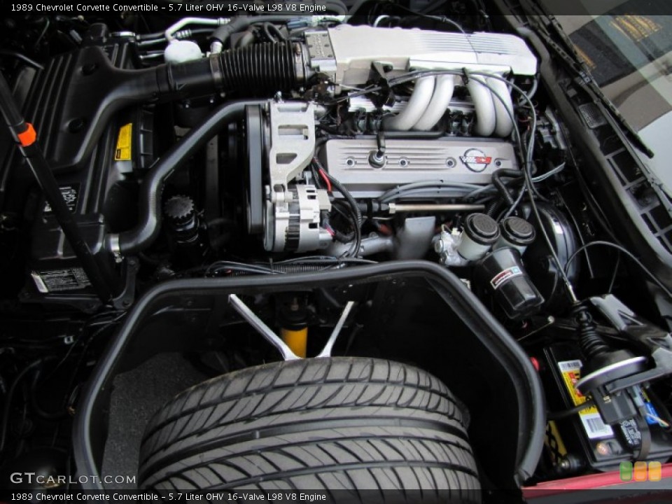 5.7 Liter OHV 16-Valve L98 V8 Engine for the 1989 Chevrolet Corvette #69838207