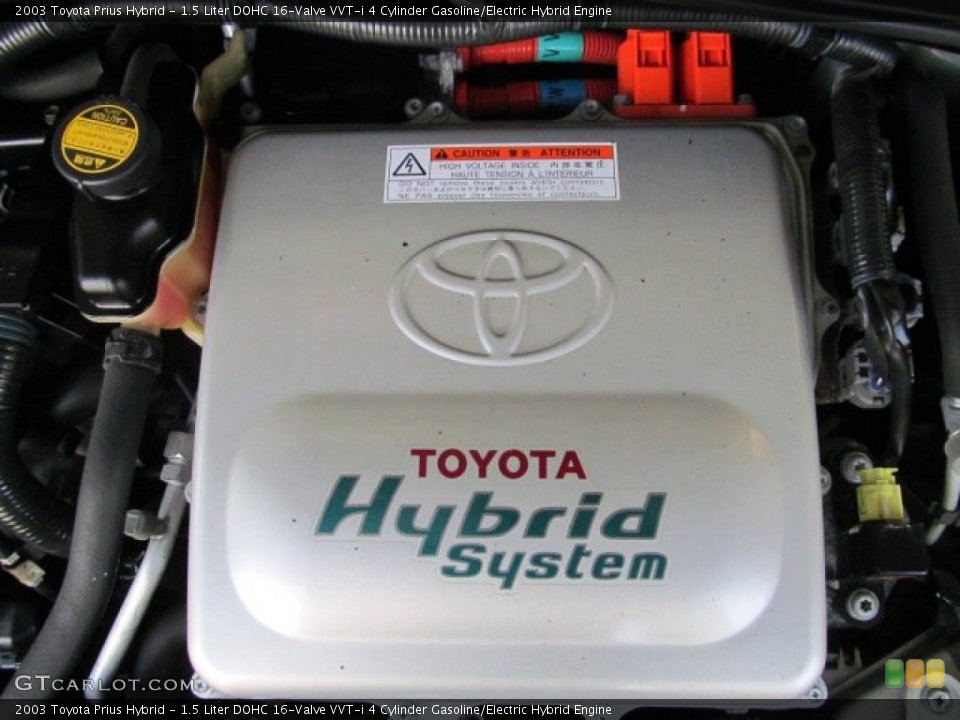 1.5 Liter DOHC 16-Valve VVT-i 4 Cylinder Gasoline/Electric Hybrid Engine for the 2003 Toyota Prius #69853267