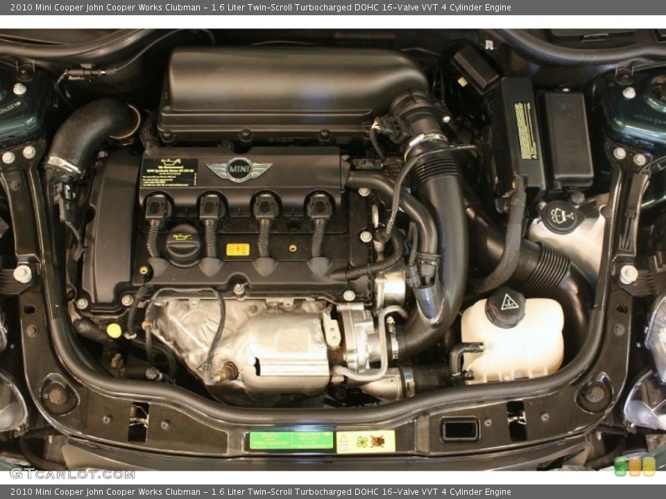 1.6 Liter Twin-Scroll Turbocharged DOHC 16-Valve VVT 4 Cylinder 2010 Mini Cooper Engine