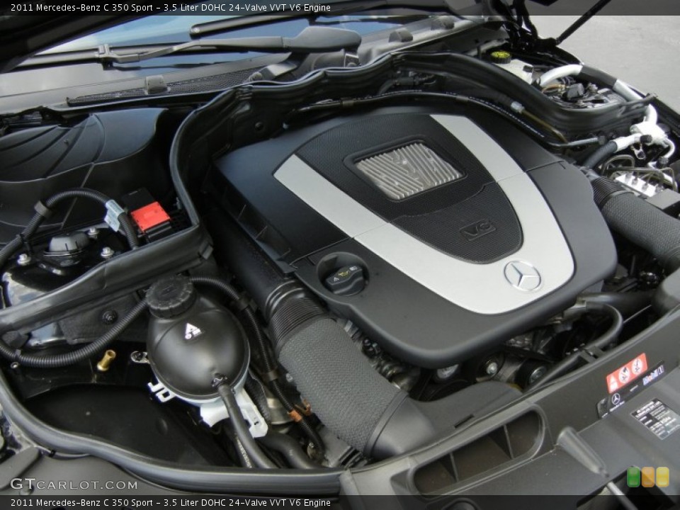 3.5 Liter DOHC 24-Valve VVT V6 2011 Mercedes-Benz C Engine