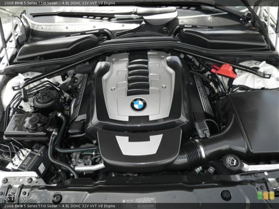 4.8L DOHC 32V VVT V8 Engine for the 2008 BMW 5 Series #69872269