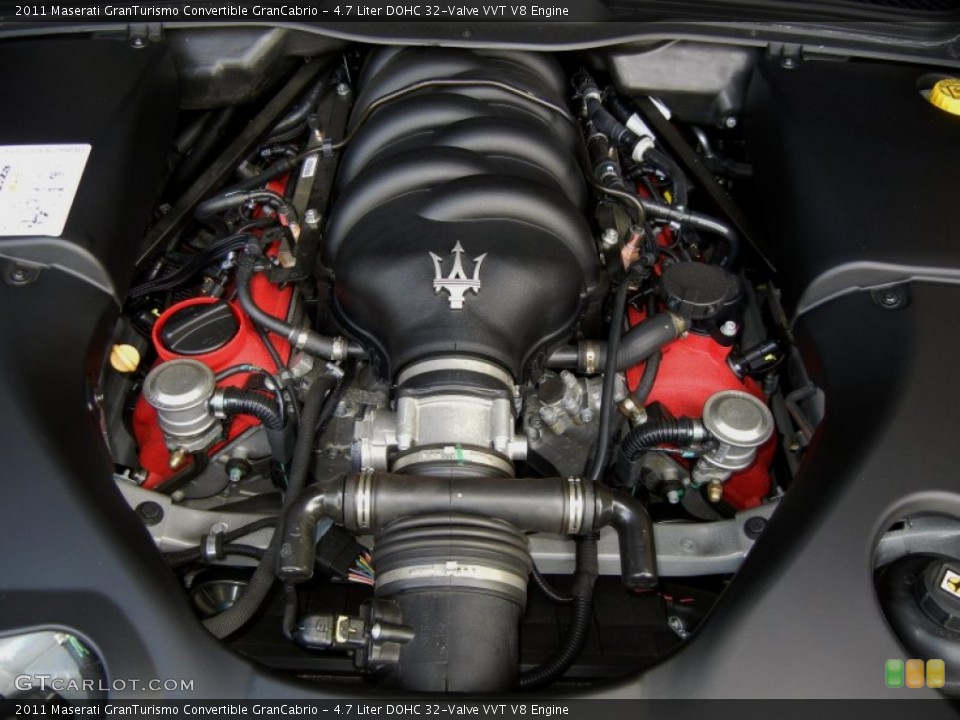 4.7 Liter DOHC 32-Valve VVT V8 Engine for the 2011 Maserati GranTurismo Convertible #69872761