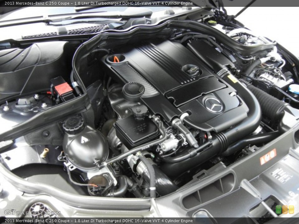1.8 Liter DI Turbocharged DOHC 16-Valve VVT 4 Cylinder Engine for the 2013 Mercedes-Benz C #69873148