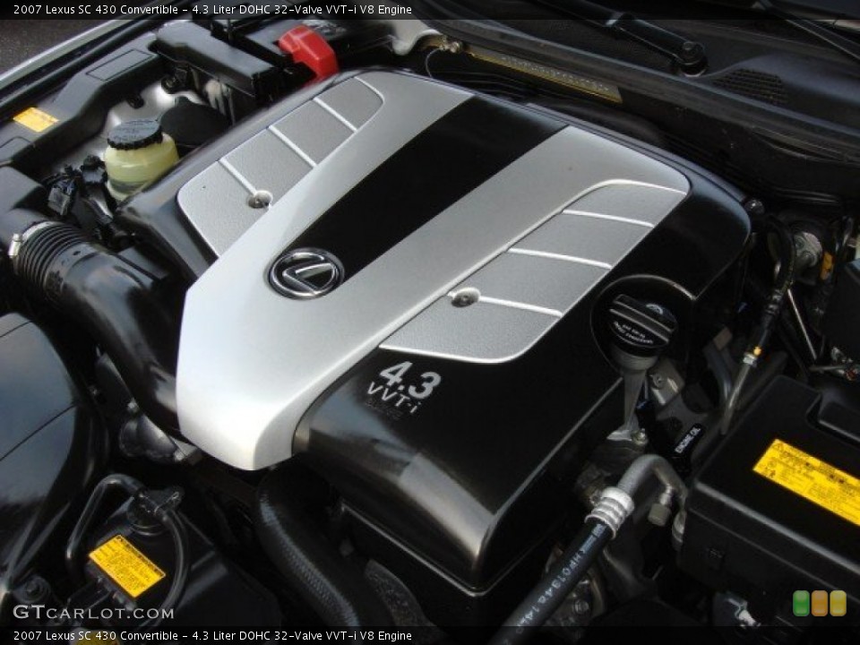 4.3 Liter DOHC 32-Valve VVT-i V8 Engine for the 2007 Lexus SC #69881503