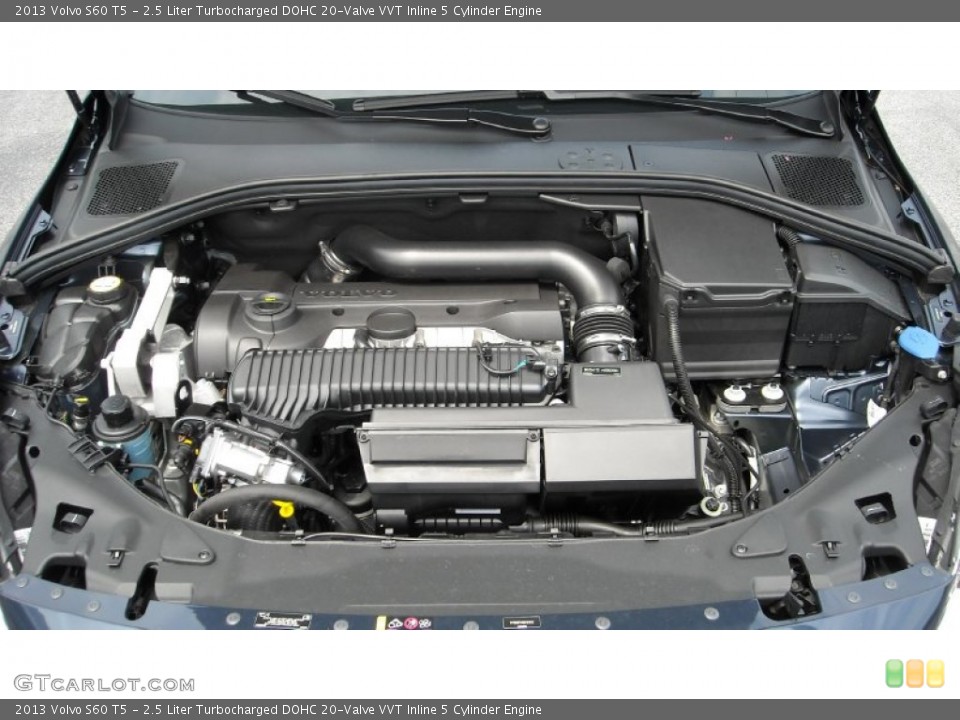 2.5 Liter Turbocharged DOHC 20-Valve VVT Inline 5 Cylinder Engine for the 2013 Volvo S60 #69882712