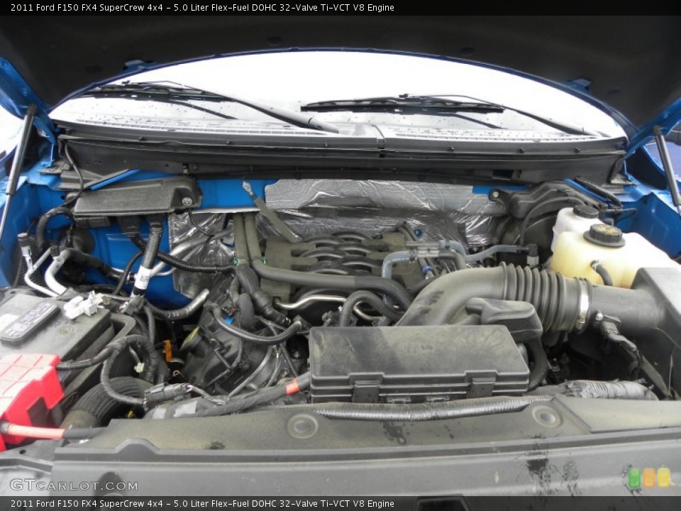5.0 Liter Flex-Fuel DOHC 32-Valve Ti-VCT V8 Engine for the 2011 Ford F150 #69889867