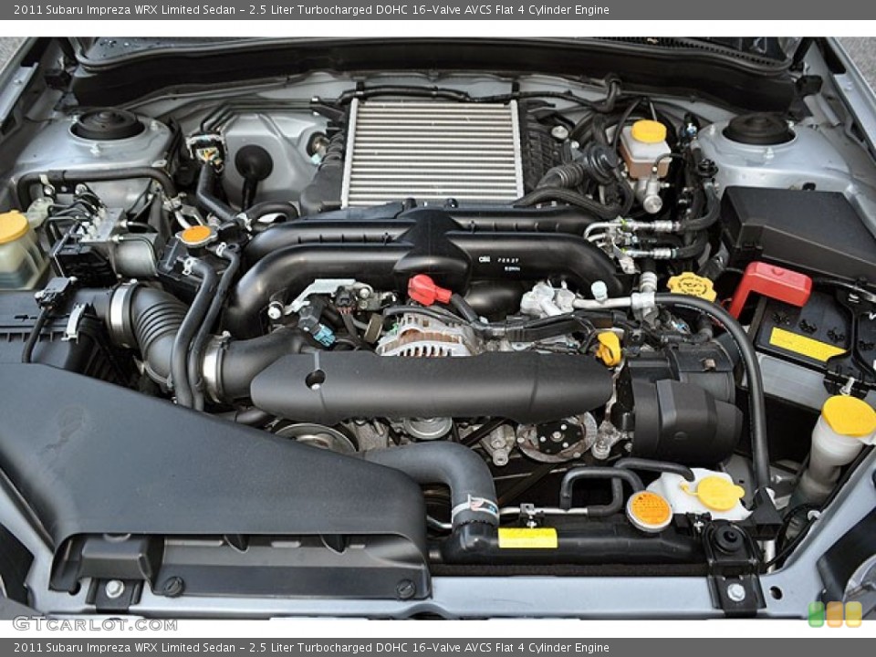 2.5 Liter Turbocharged DOHC 16-Valve AVCS Flat 4 Cylinder Engine for the 2011 Subaru Impreza #69909635