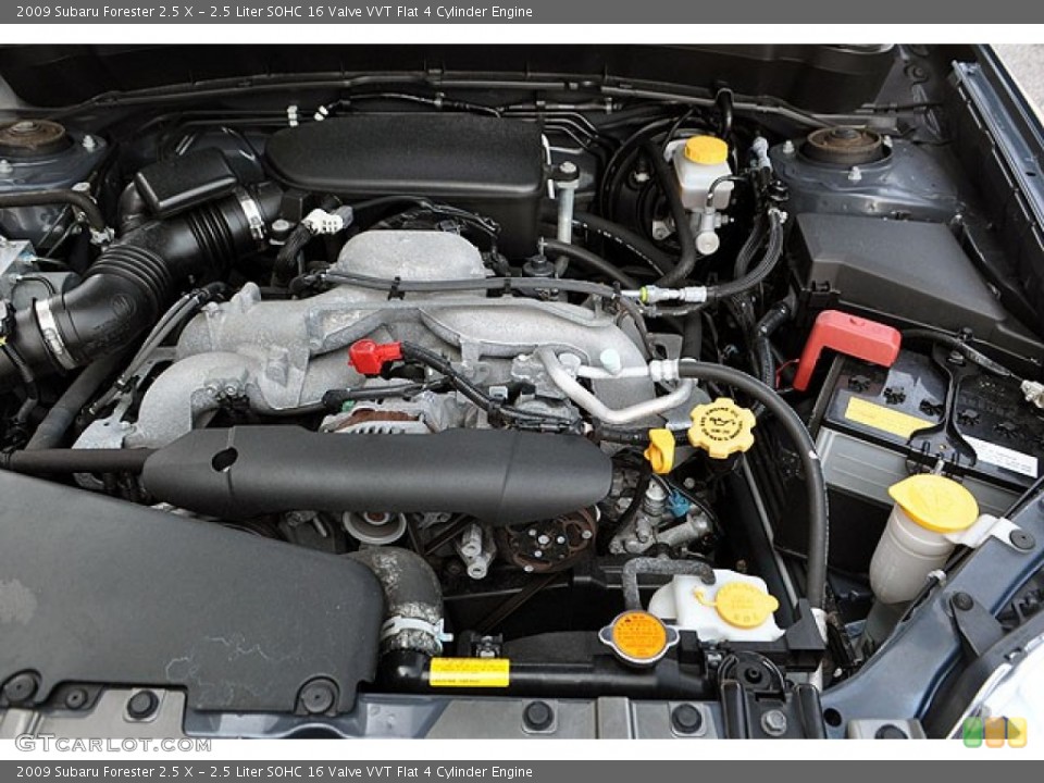 2.5 Liter SOHC 16 Valve VVT Flat 4 Cylinder Engine for the 2009 Subaru Forester #69910850