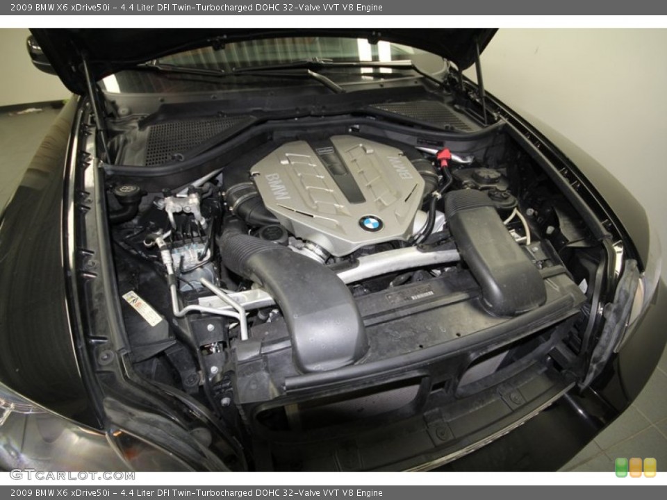 4.4 Liter DFI Twin-Turbocharged DOHC 32-Valve VVT V8 Engine for the 2009 BMW X6 #69913136