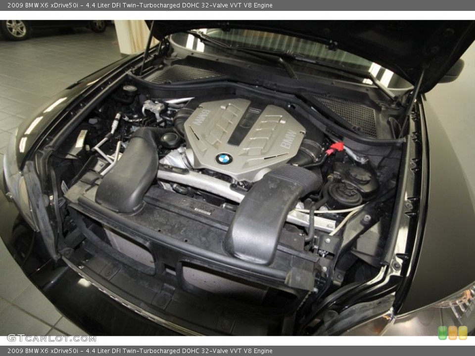 4.4 Liter DFI Twin-Turbocharged DOHC 32-Valve VVT V8 Engine for the 2009 BMW X6 #69913145