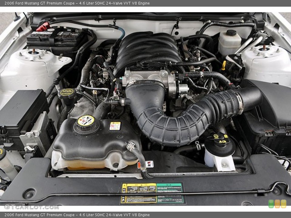 4.6 Liter SOHC 24-Valve VVT V8 Engine for the 2006 Ford Mustang #69913208