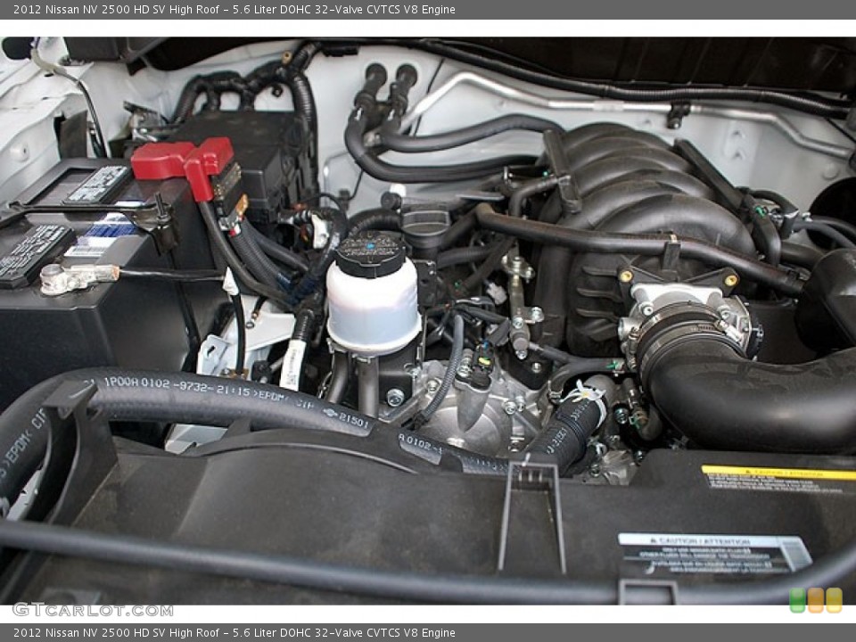 5.6 Liter DOHC 32-Valve CVTCS V8 Engine for the 2012 Nissan NV #69913834
