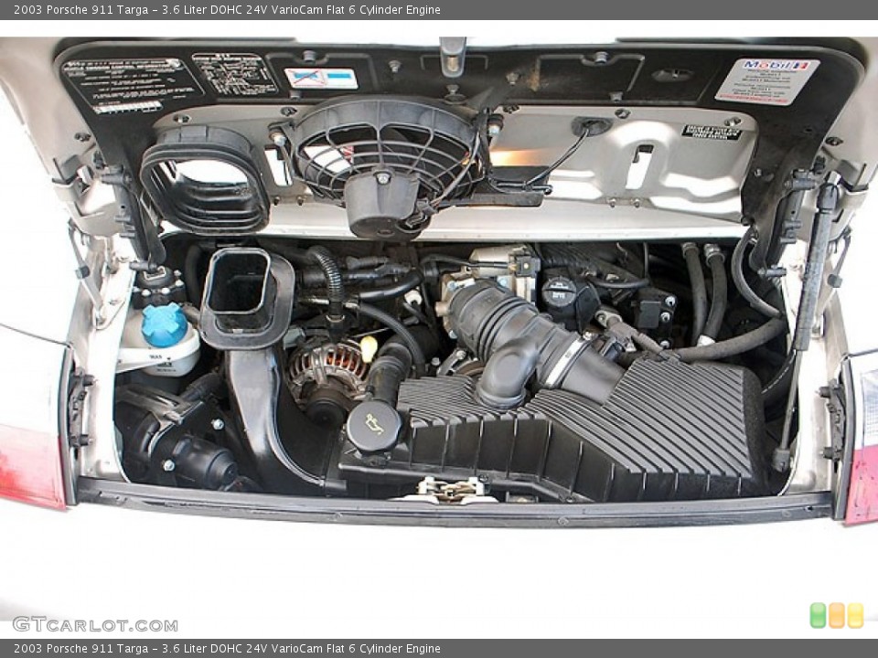 3.6 Liter DOHC 24V VarioCam Flat 6 Cylinder Engine for the 2003 Porsche 911 #69914864