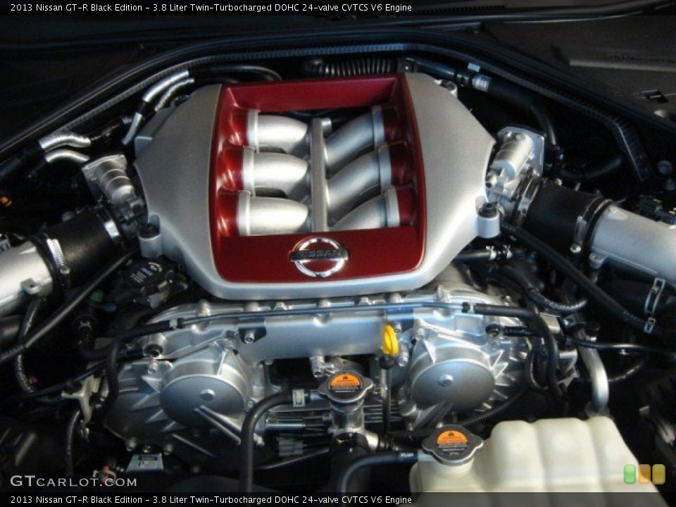 3.8 Liter Twin-Turbocharged DOHC 24-valve CVTCS V6 Engine for the 2013 Nissan GT-R #69918491