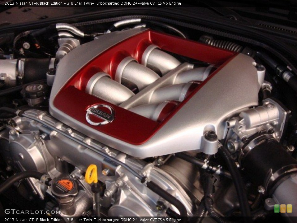 3.8 Liter Twin-Turbocharged DOHC 24-valve CVTCS V6 Engine for the 2013 Nissan GT-R #69918506