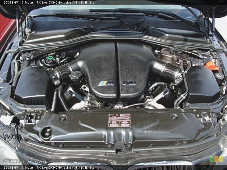 5.0 Liter DOHC 40-Valve VVT V10 Engine for the 2008 BMW M5 #69923921
