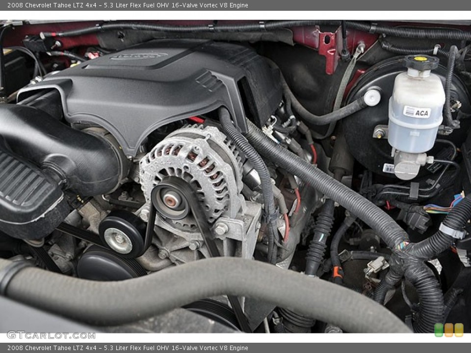 5.3 Liter Flex Fuel OHV 16-Valve Vortec V8 Engine for the 2008 Chevrolet Tahoe #69927515