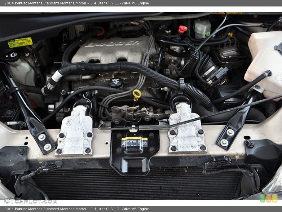 3.4 Liter OHV 12-Valve V6 Engine for the 2004 Pontiac Montana #69930638