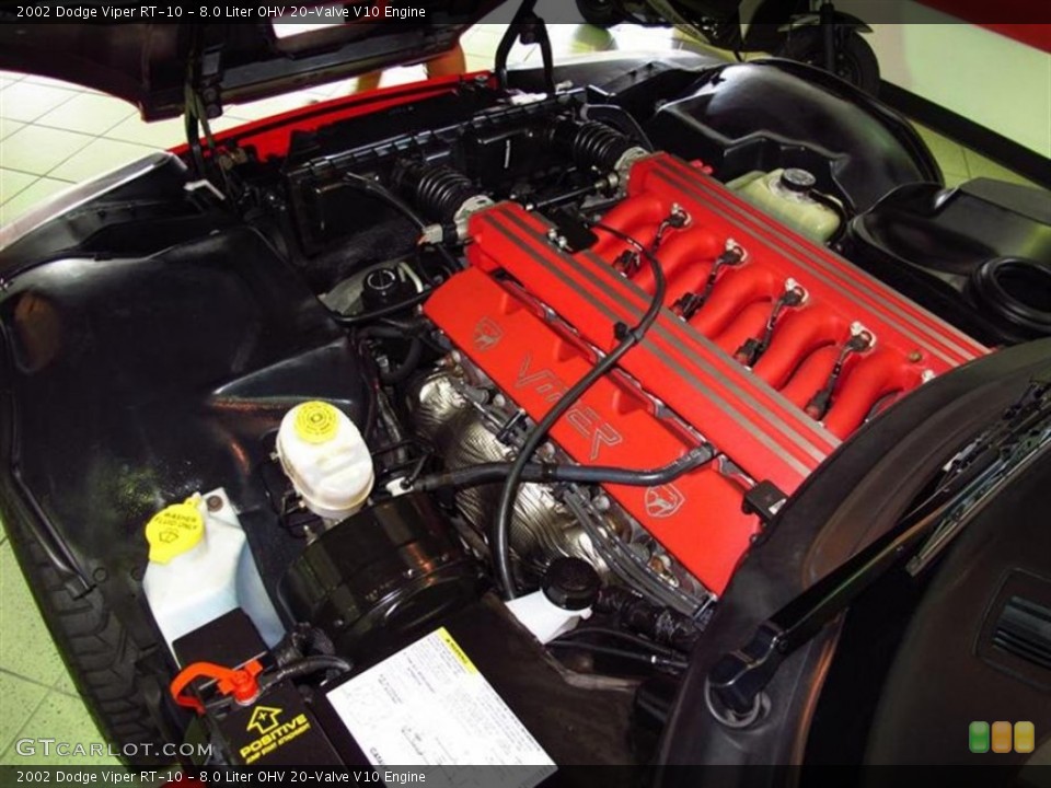 8.0 Liter OHV 20-Valve V10 Engine for the 2002 Dodge Viper #69934526