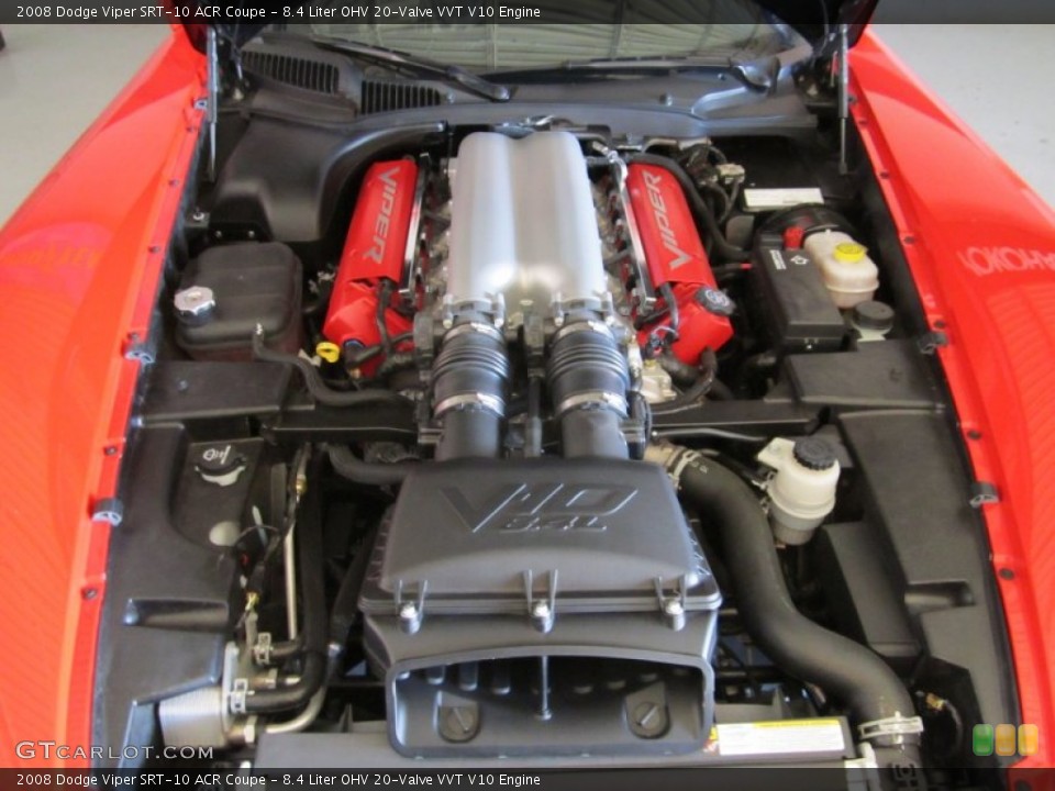 8.4 Liter OHV 20-Valve VVT V10 Engine for the 2008 Dodge Viper #69954511