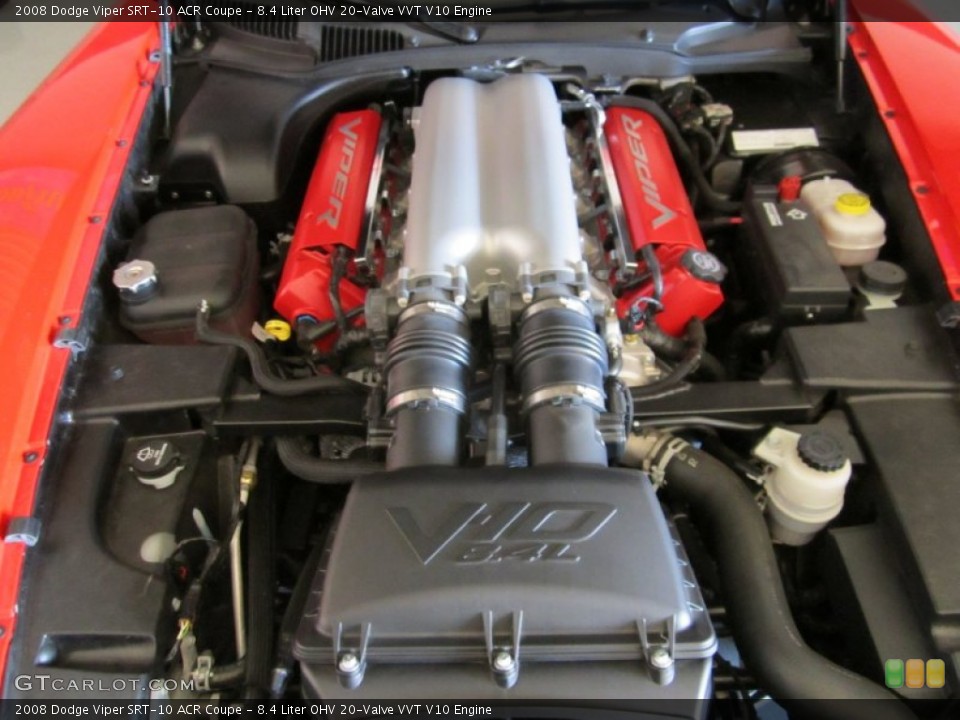 8.4 Liter OHV 20-Valve VVT V10 Engine for the 2008 Dodge Viper #69954586