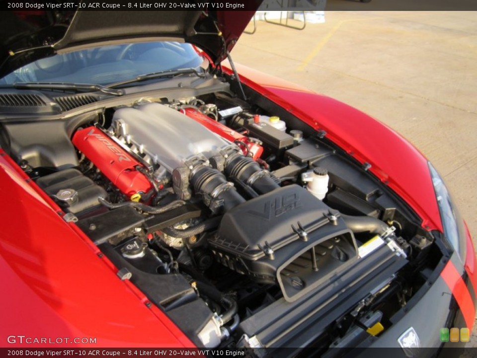 8.4 Liter OHV 20-Valve VVT V10 Engine for the 2008 Dodge Viper #69954875