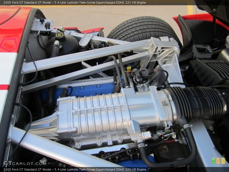 5.4 Liter Lysholm Twin-Screw Supercharged DOHC 32V V8 Engine for the 2005 Ford GT #69955381