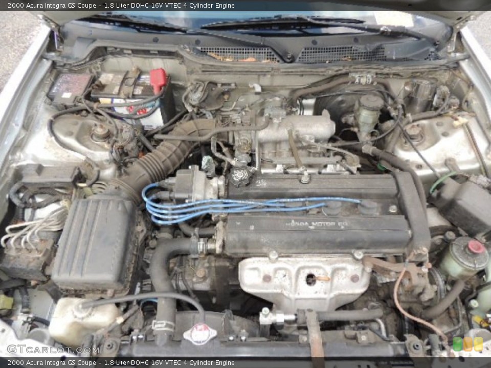 1.8 Liter DOHC 16V VTEC 4 Cylinder 2000 Acura Integra Engine