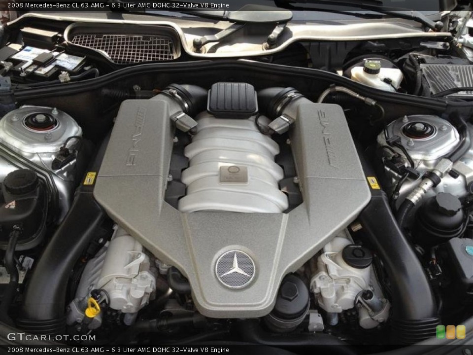 6.3 Liter AMG DOHC 32-Valve V8 Engine for the 2008 Mercedes-Benz CL #69985237