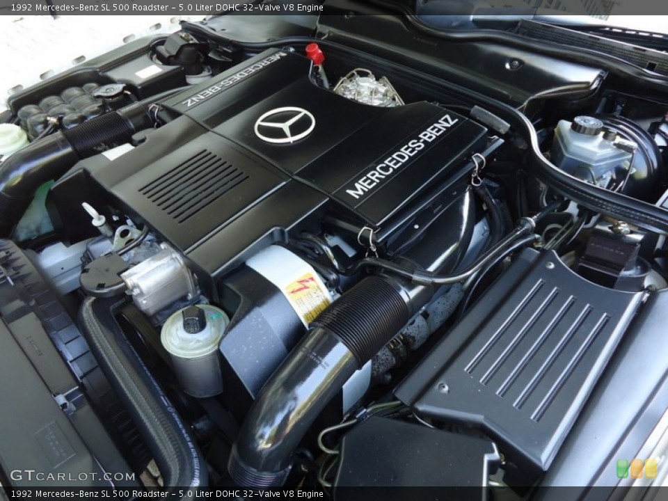 5.0 Liter DOHC 32-Valve V8 Engine for the 1992 Mercedes-Benz SL #69992899