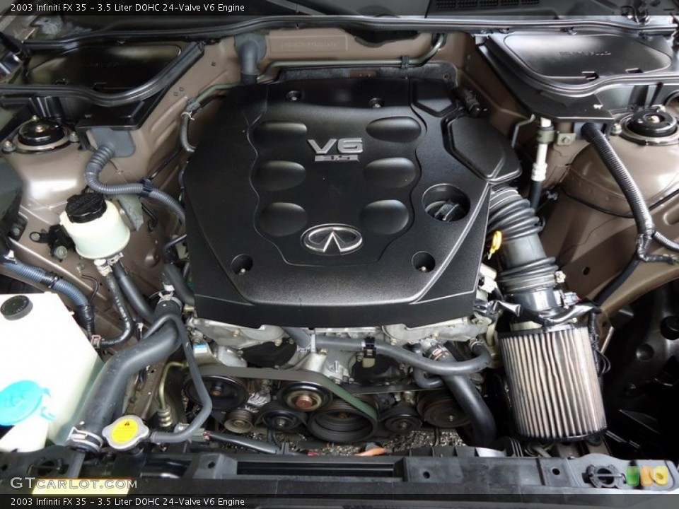 3.5 Liter DOHC 24-Valve V6 2003 Infiniti FX Engine