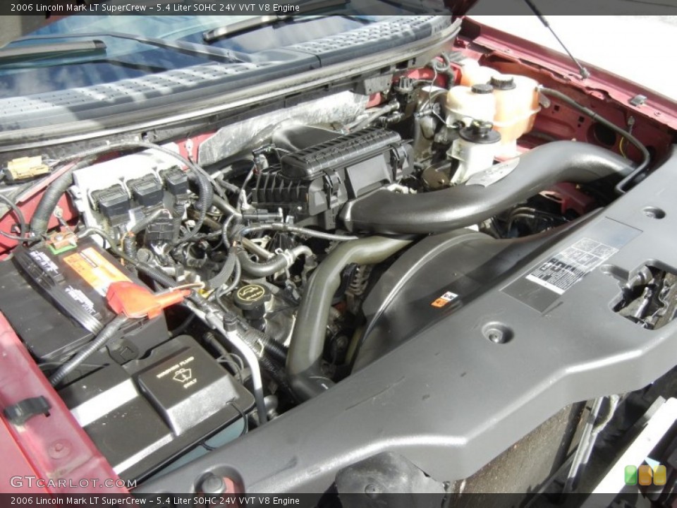 5.4 Liter SOHC 24V VVT V8 2006 Lincoln Mark LT Engine
