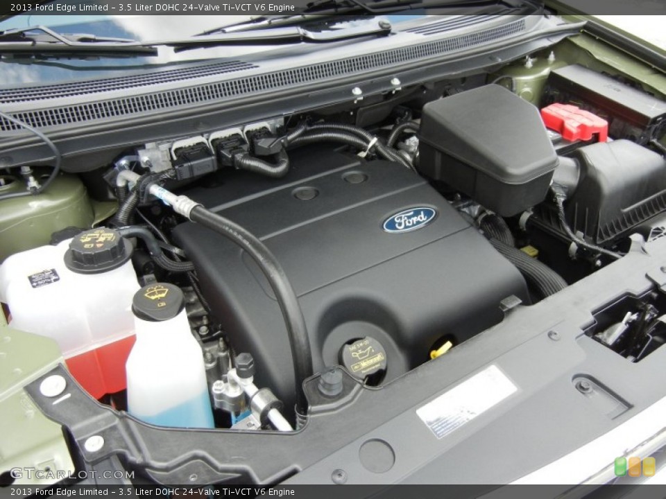 3.5 Liter DOHC 24-Valve Ti-VCT V6 2013 Ford Edge Engine