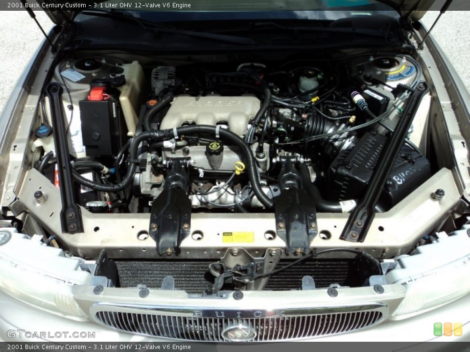 3.1 Liter OHV 12-Valve V6 Engine for the 2001 Buick Century #70003817