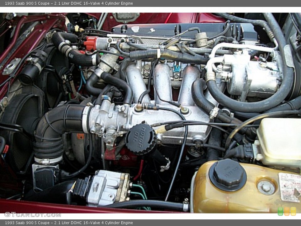 2.1 Liter DOHC 16-Valve 4 Cylinder 1993 Saab 900 Engine