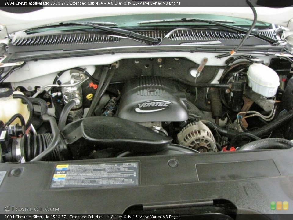 4.8 Liter OHV 16-Valve Vortec V8 Engine for the 2004 Chevrolet Silverado 1500 #70013723