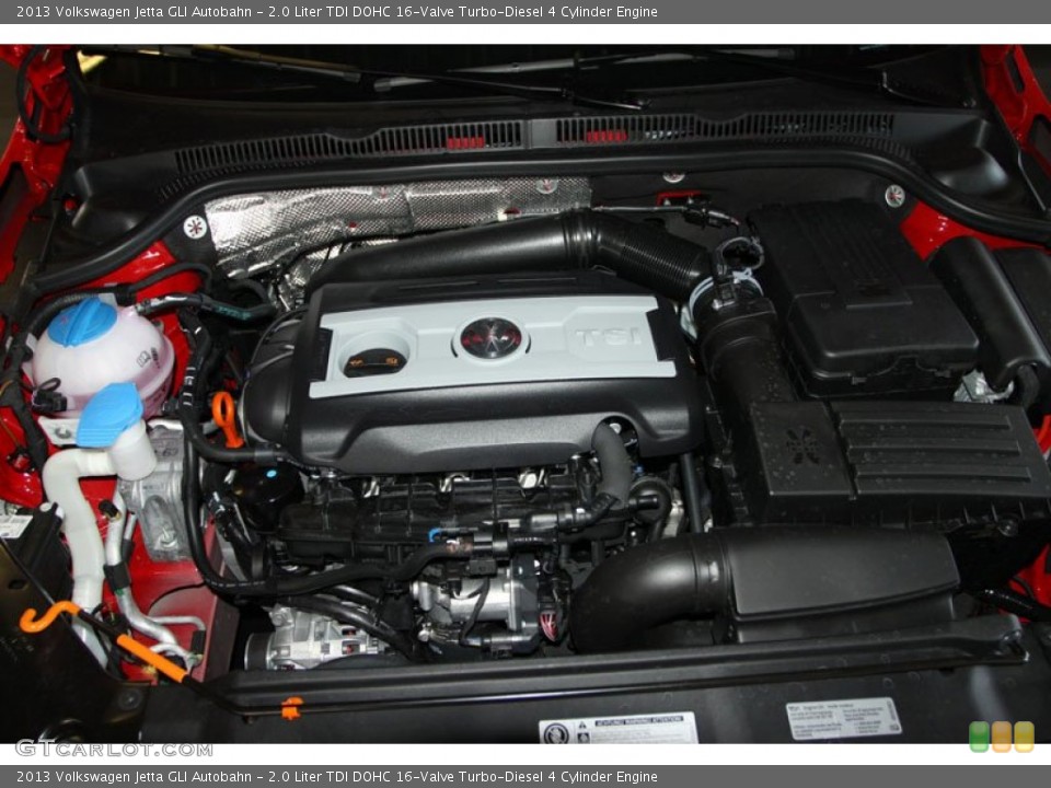 2.0 Liter TDI DOHC 16-Valve Turbo-Diesel 4 Cylinder Engine for the 2013 Volkswagen Jetta #70018936