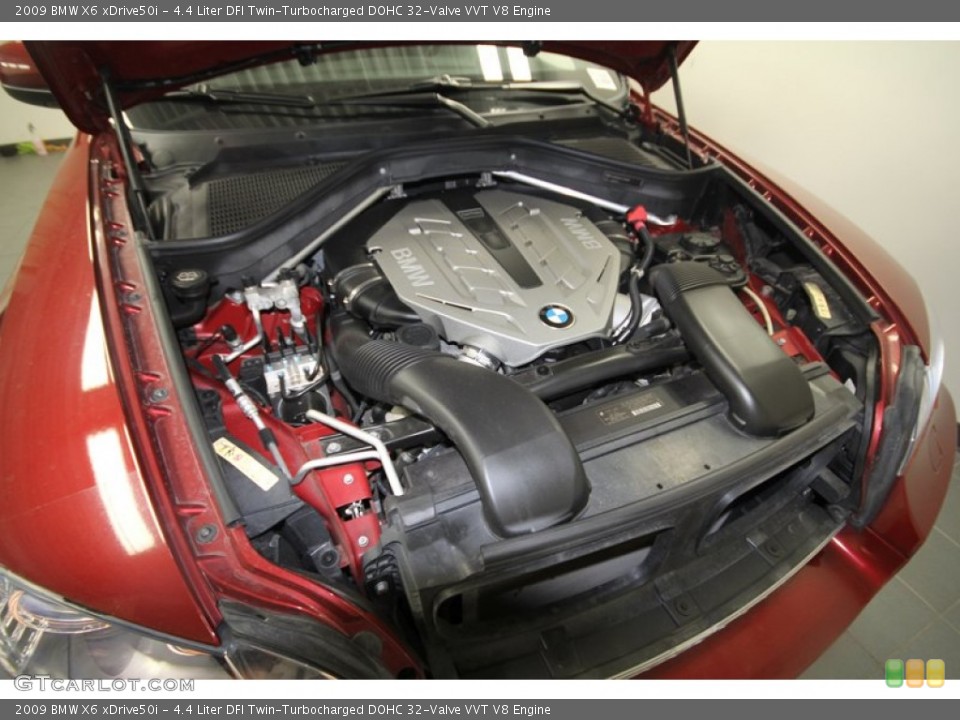 4.4 Liter DFI Twin-Turbocharged DOHC 32-Valve VVT V8 Engine for the 2009 BMW X6 #70026286