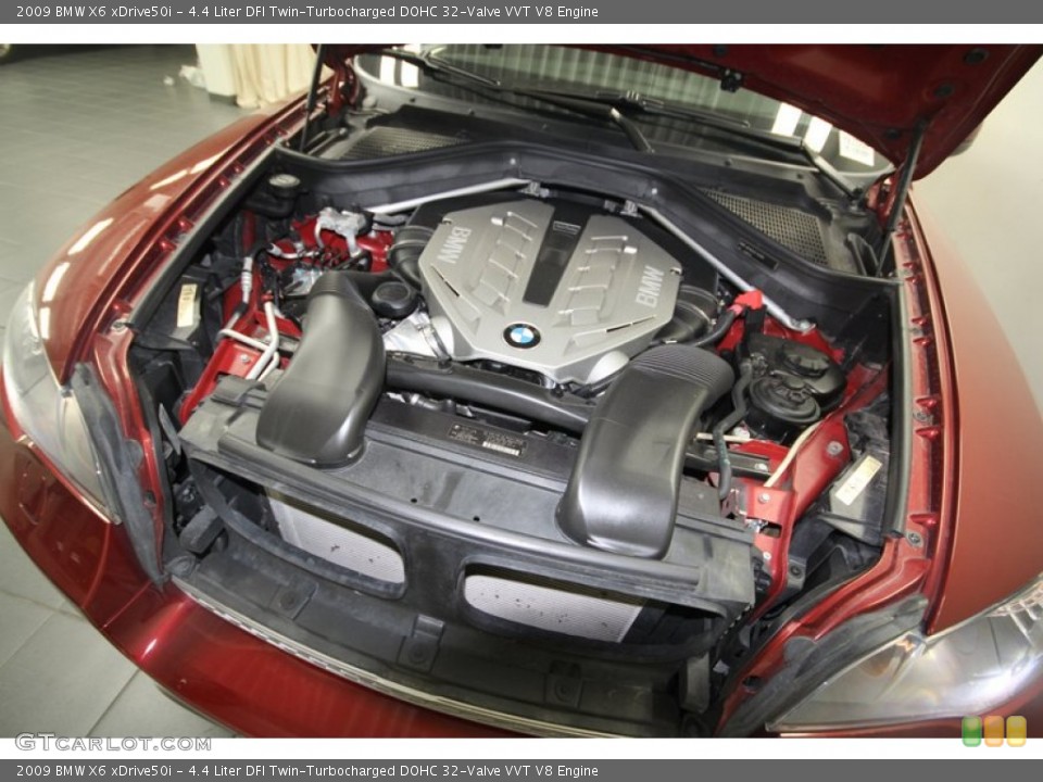 4.4 Liter DFI Twin-Turbocharged DOHC 32-Valve VVT V8 Engine for the 2009 BMW X6 #70026298